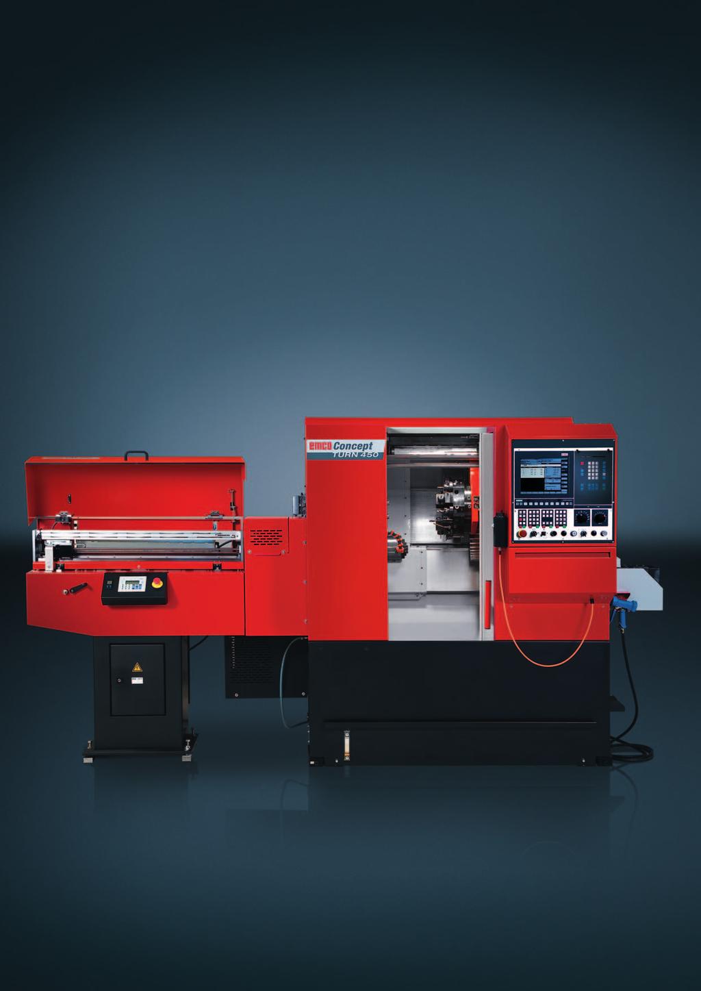 Concept TURN 450 A new dimension of CNC training suitable for industrial purposes.