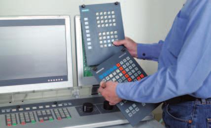 Up to eight different control units can be installed and taught on one single machine at present. The result: All CNC technicians can be applied more flexibly.