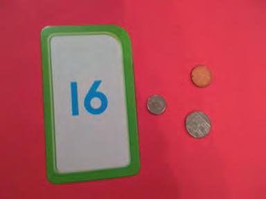 Is there another way you could make this total? Find all possibilities for totals to 20p. Give each pair of children a small selection of coins in a bowl.