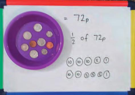 YEAR 5 WEEK 2: COINS Find fractions of amounts using money. Have different amounts of money set out in bowls for children to count the totals.