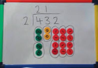 Ask children to choose one from each circle and to complete the subtraction using place value counters to understand the exchanges.