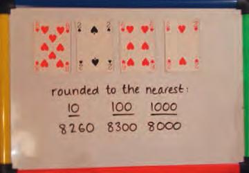 If an improper fraction is shown, the first person to convert the fraction to a proper fraction wins the two cards. The player with the most cards after 10 minutes is the winner.
