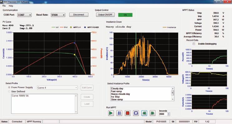 Solar Array Simulation (SAS) Software Option Solar inverter designers need to verify their inverter is capable of delivering the maximum power available from solar modules.