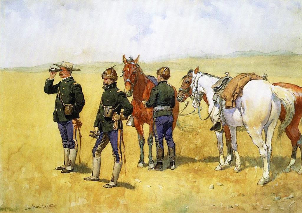 Frederic Remington The Scouting