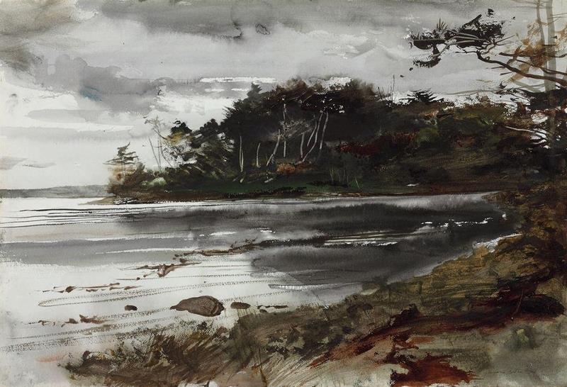 Andrew Wyeth Along the Coast 1950