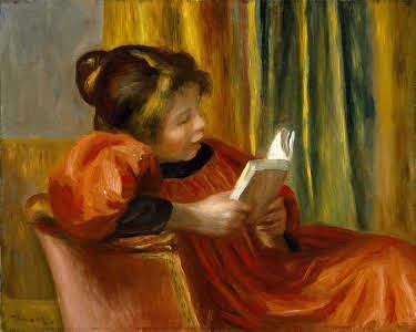 Girl Reading Artist: Pierre-Auguste Renoir Dimensions: 1 1 x 1 4 Location: Museum of Fine