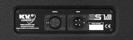 ES1. 8 Technology Technology The ES1.8 is a high-output, front-loaded single eighteen-inch bass module designed as a part of an ES Series sound reinforcement speaker system. The ES1.8 was designed to provide tight, up-front, low frequency reinforcement.