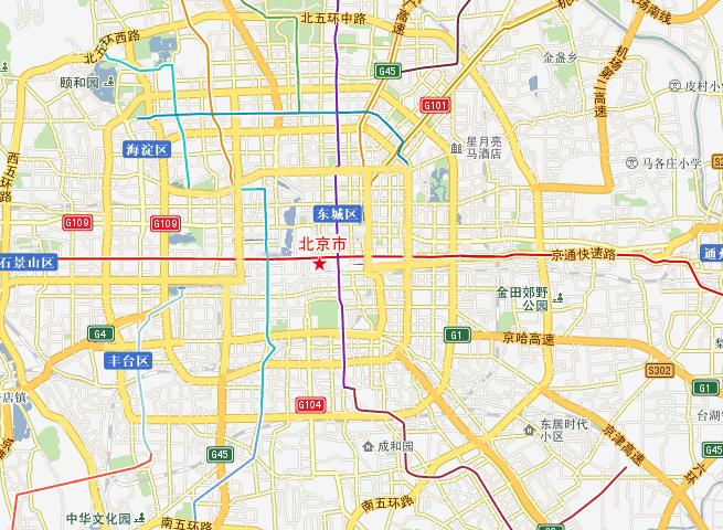 3 Road network extraction algorithm 3.1 Road feature analysis Electronic color maps such as baidu maps, google maps, etc.