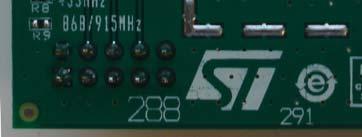 A graphical user interface (GUI) is developed to correctly program the SPIRIT1. The daughterboard is provided with a 52 MHz XTAL to provide the correct oscillator to the SPIRIT1.