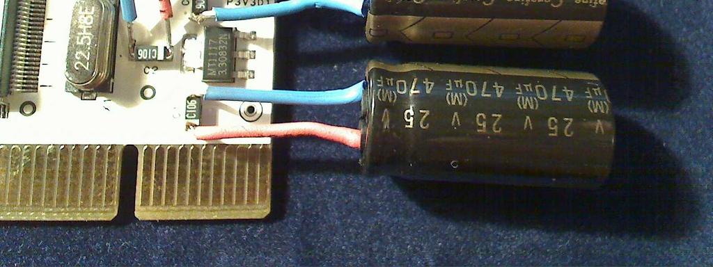 The capacitors C1 and 3 are the input capacitors, 2 is the output capacitor.