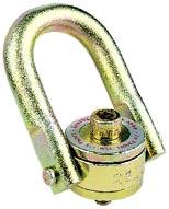 Swivel Hoist Ring Page 142 Hoist Rings Color coded to distinguish between UNC (Red) and Metric (Silver) thread types HR-125 M HR-125 Available in UNC and Metric thread sizes.