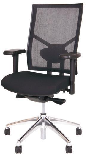 ACHIEVER AC100 key features -Height adjustable mesh back and upholstered seat -Synchronous mechanism -Seat depth adjustment by 3.