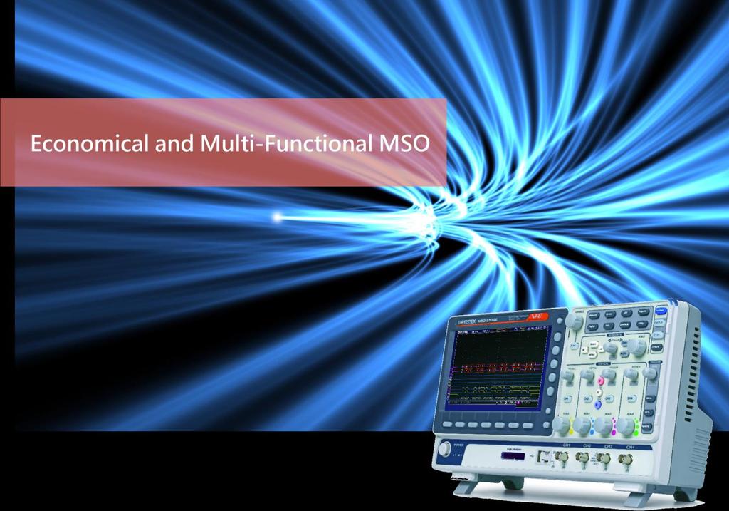 2ji 2 GW Instek MSO-2000 Series Mixed Signal Oscilloscope New Product Announcement This document