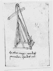 Figure E. 'A Lifting Device' - Leonardo c. 1493.