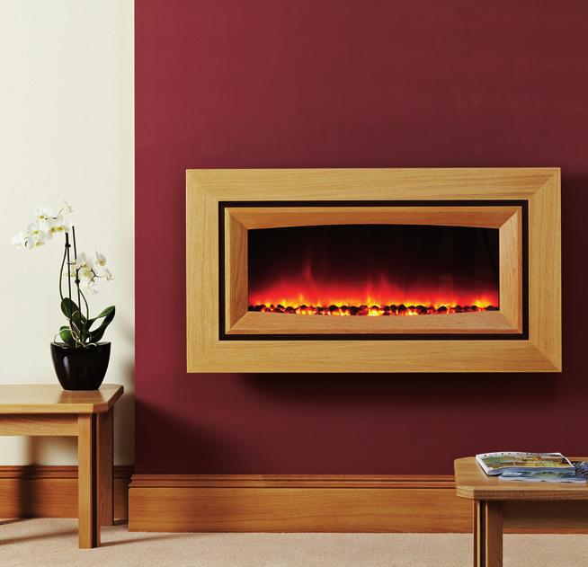 Most of the fireplaces in this brochure can be made to measure. 2 ELECTRIC SUITES See our main brochure for details.