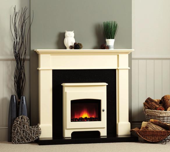 Emmerdale EMMERDALE MIRROR Width Height METRIC 970 716 1168 46 206 8 1 /8 1089 42 7 /8 762 30 750 29 1 /2 1168 46 356 14 Surround: Emmerdale Electric in Light Oak Hearth and Back: Boxed
