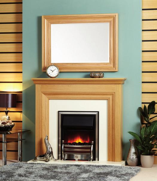 and a deeper free-standing version that can stand in front of a back panel. The Focusflame S.F. creates the appearance of a stove in almost any fireplace.