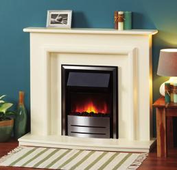 Finish Fire: Focusflame Stainless Chic The Hamilton s shaped mantel 1047 41 1 /4 228