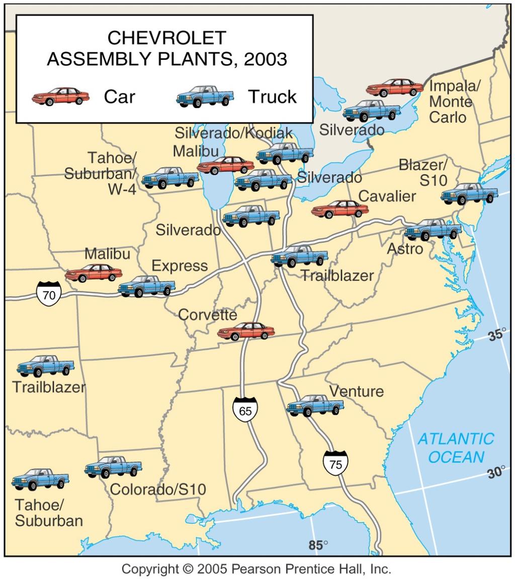 Chevrolet Assembly Plants, 2003 Fig.