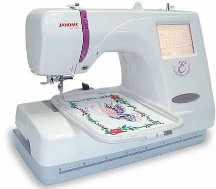 3 Free Machine Classes Janome Memory Craft 9900 Sewing Top loading full rotary hook bobbin 200 Built-in stitches & 6 One-step
