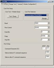 Configuration Software X-CTU Software X-CTU is MaxStream-provided software used to configure XCite Modules.