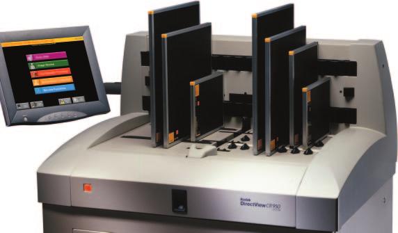 CR 950 SYSTEM F AST, CENTRAL CR PROCESSING WITH Maximize the productivity of centralized computed radiography with the fast, reliable KODAK DIRECTVIEW CR 950 System.