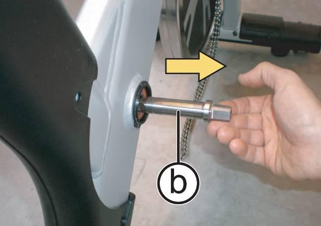 shown below. Lock down using a torque wrench set for 50Nm. Figure 6.6-1 2.