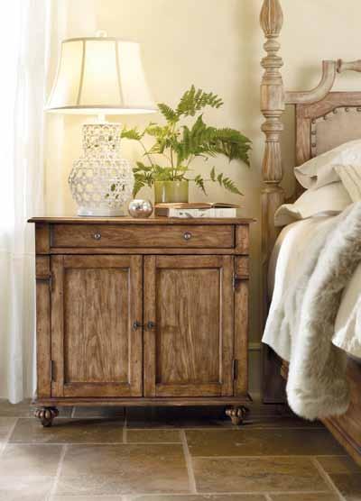 product details 3001-90116 One-Drawer Two-Door Nightstand - Drift Our