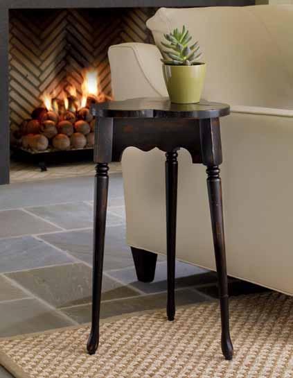 Top Left: 3012-50008 Clover Accent Table - Ebony