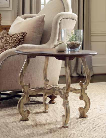Top Left: 3002-50005 Round Accent Table - Dune &