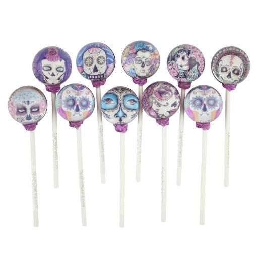 P9500-Catrina 3D Lollipops Catrina Sugar Skulls Here's our