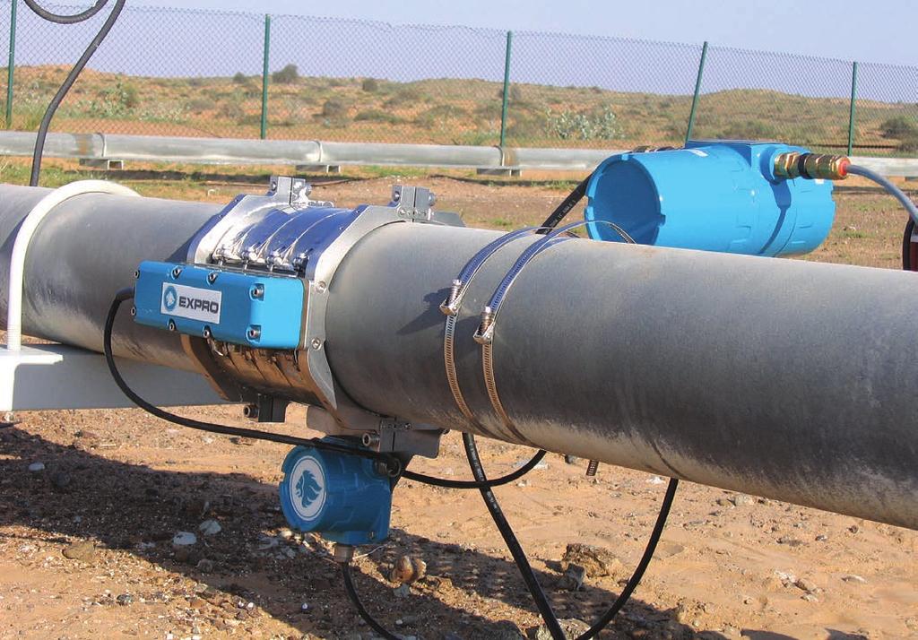 Real-time 24/7 wellhead surveillance Expro Meters offers permanent wellhead measurement through our clamp-on meters.