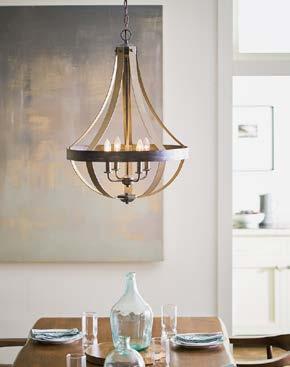 Home Solutions Collection by Sea Gull Lighting / New Intros at January 2018 Lightovation Page 3 The Davlin four-light pendant from Home Solutions by