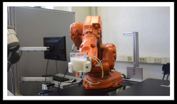 Remote handling of liquids for teleoperation applications Thesis 6 Topics: Robot teleoperation, force feedback, constrained control, sloshing