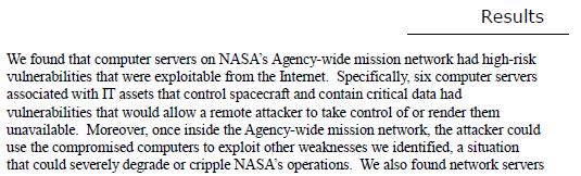 And newer ones Emergence of cyber threats as a key development in the counterspace context: - ROSAT allegedly subject of cyber attack in 1998 via vulnerable NASA computer networks - Indian INSAT 4B-S