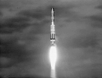 ICBMs (Intercontinental Ballistic Missiles) The first man-made object to be sent into space was the V-2 rocket made by the Germans during World War Two.