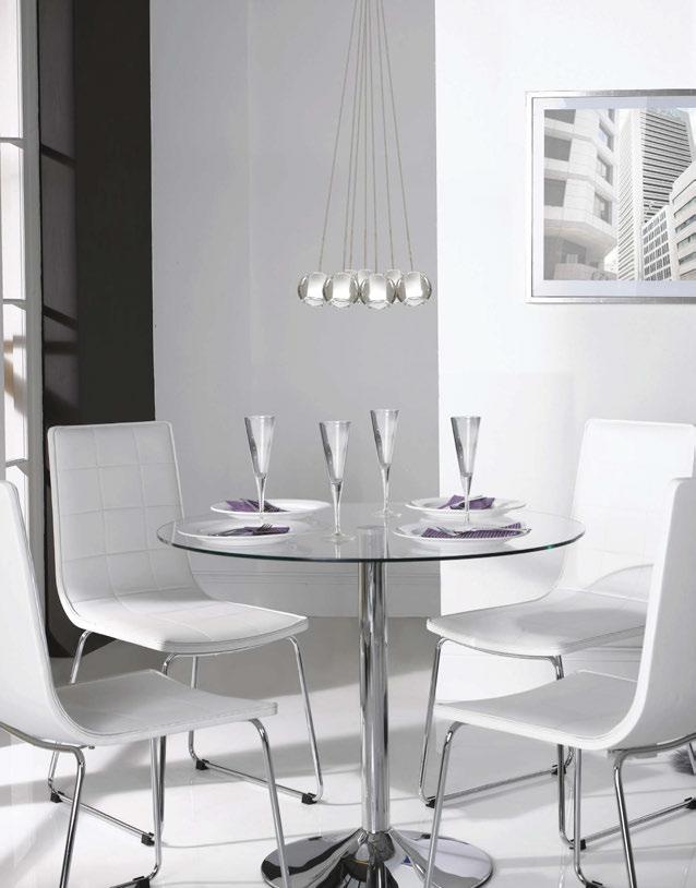 Cluster 7 Cluster 7 is a low voltage chandelier of 7 LED pendants that geometrically form an elegant grouping of any coaxial pendant that Stone Lighting offers.