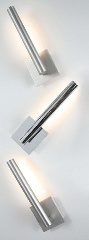 Zo Zo Wall Linear wall washing LED fixture with plated steel construction, provided