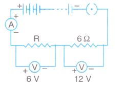 Question 9. A circuit is shown in the diagram given below.