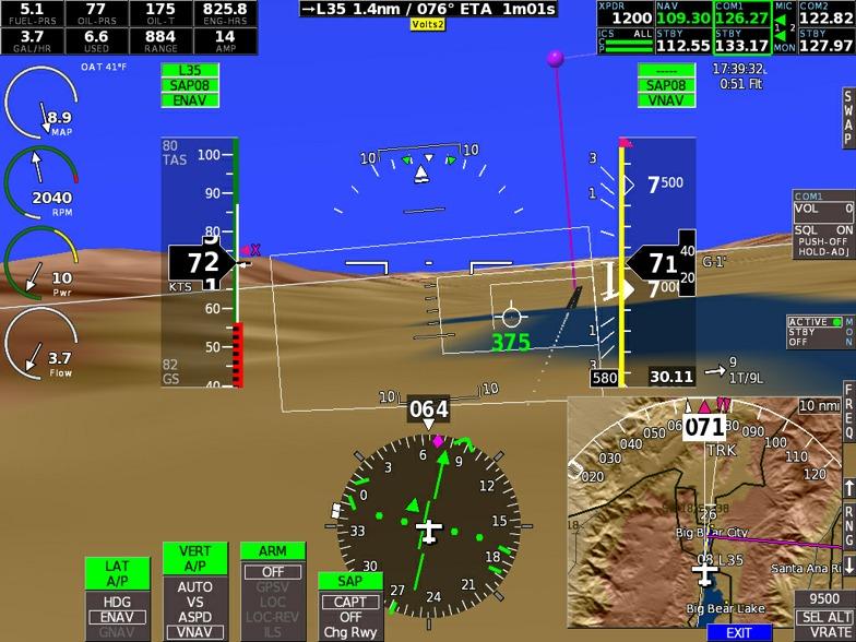 1.2 General Color Coding Yellow - The AP is not following a navigation source. Examples: Heading Mode (HDG), all Autopilot OFF indications, Vertical Speed or Heading Hold.