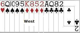 Board #3 E/W vulnerable, Dealer South Bidding: (East and West pass throughout.