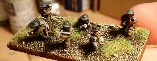 THE DETAILS If you are so inclined you can go back over your infantry bases and give them a basic highlight to just add a bit more depth to each figure.