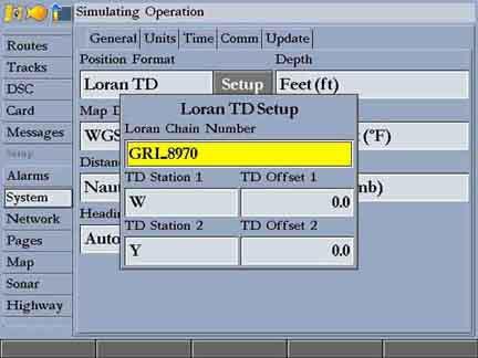 Appendix > LORAN TD System LORAN TD System LORAN-C is a radio navigation aid operated and maintained in the United States by the United States Coast Guard.