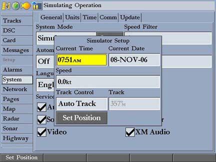 Getting Started Getting Started > Using Simulator Mode Using Simulator Mode Simulator Mode is great for practicing with the unit if you are indoors and satellite signals are not available.