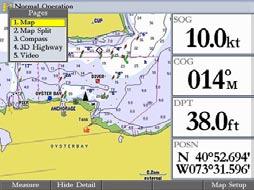 As you add optional hardware to the GPSMAP 3006C/3010C or Garmin Marine Network, additional main pages, functions, or adjustments may appear automatically.