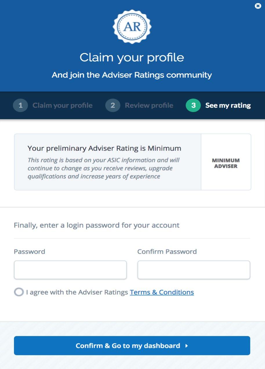 Claiming Your Free Adviser Ratings Profile Adviser Ratings 5 5.