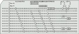 Herman Hollerith 1880 Census disaster Used punched cards for tabulating data Electro-mechanical operation 1890 Census finished in 6 weeks Formed Tabulating