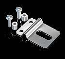 shaft Mounting clamp to secure encoder flange Adaptor flange and mounting angle for quick and safe encoder