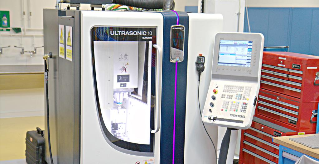 DPG equipment Milling DMG Sauer Ultrasonic 10 High-precision milling with ultrasonic machining for the most challenging materials.