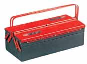 TOOL BOX AND TROLLEY TOOL BOX BT.9 Good size-to-capacity ratio Handles pull apart for immediate access to all trays Padlock clasp (padlock not supplied).